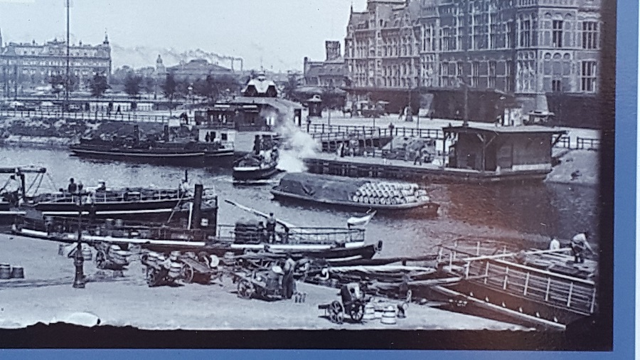 Melkmarkt in 1897. Foto: Jacob Olie